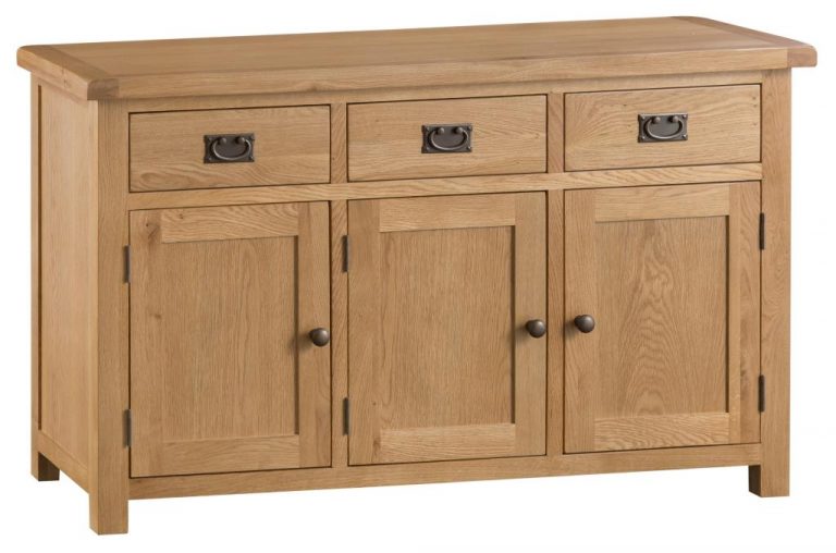 KI Chester Oak 3 Door Sideboard Country Furniture Barn