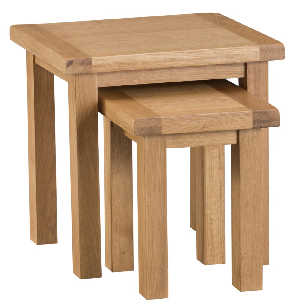KI Chester Oak Nest of 2 Tables Country Furniture Barn