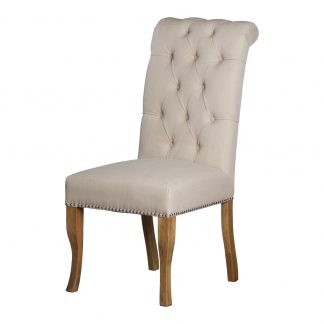 HI - Roll Top Dining Chair With Ring Pull