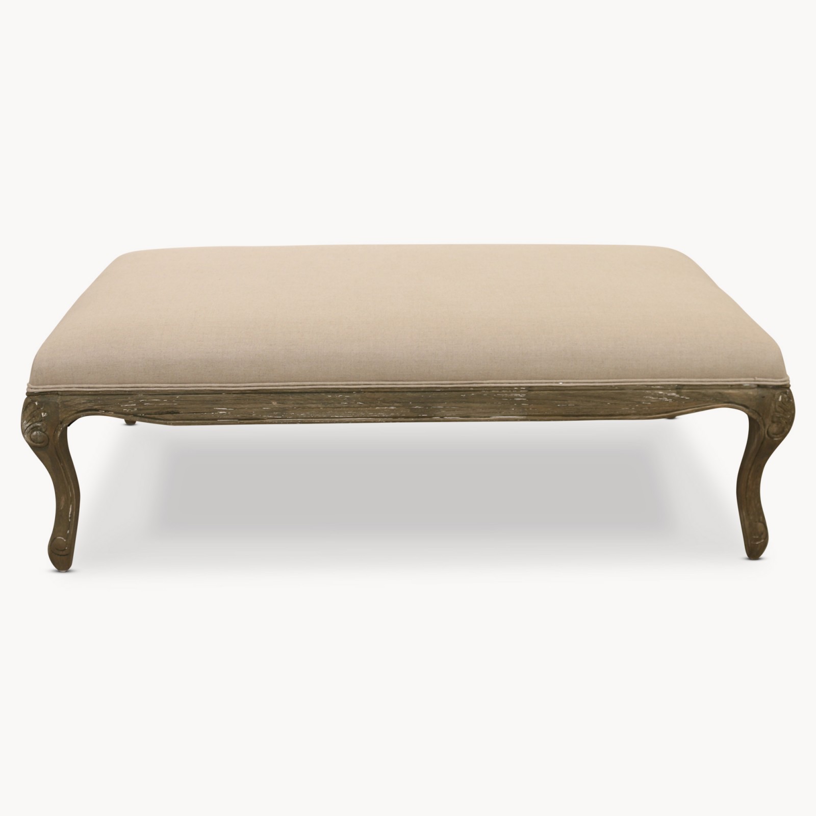 OW St James Beige Padded Coffee Table Country Furniture Barn