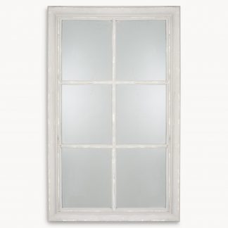 OW - Wilton Grey Panel Window Mirror