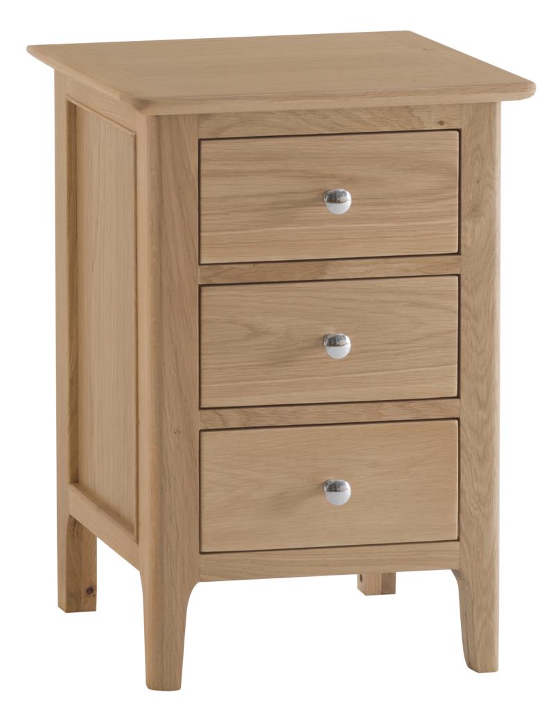KI Natural Oak Large Bedside Country Furniture Barn