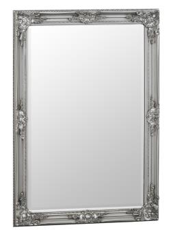 KI - Silver Frame Rectangular Mirror