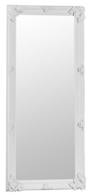 KI - White Frame Leaner Mirror