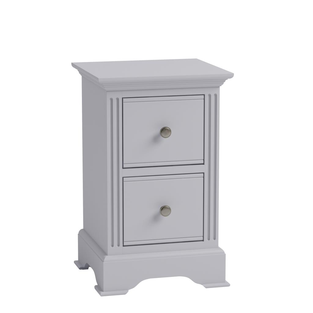 KI Beauport Grey Small Bedside Country Furniture Barn