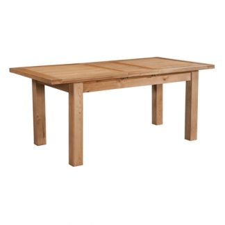 DP - Clark Oak Small Extending Dining Table With 1 Leaf