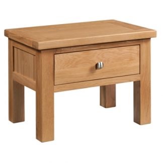 DP - Clark Oak Side Table With 1 Drawer
