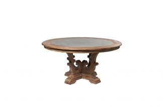 HB - Acapella Large Zinc Circular Dining Table