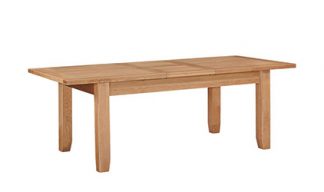 HB - Camberley Waxed Oak Large Extending Dining Table