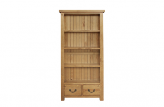 HB - Country Rustic Pine Large Bookcase