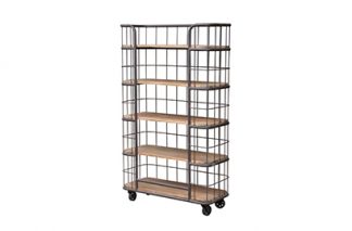HB - Hudson Caged 5 Level Shelf Unit