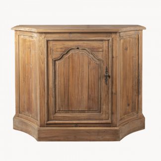 OW - Natural Wood Single Door Cabinet