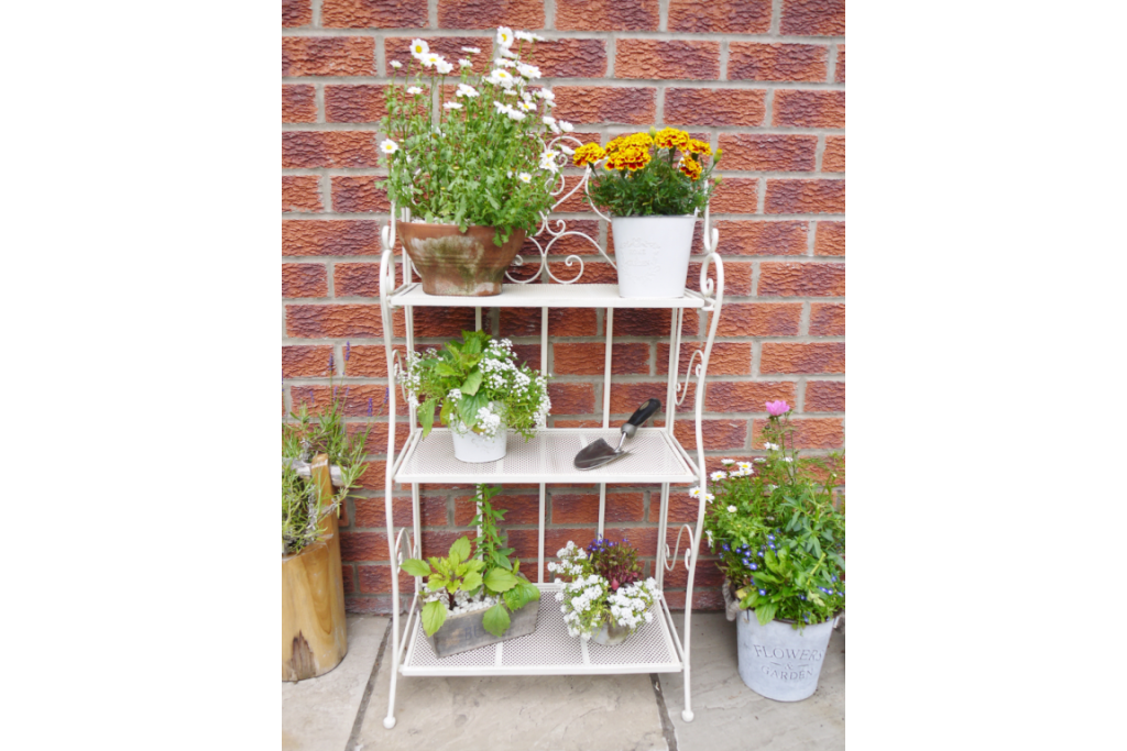 DI White 3 Tier Shelf Unit Country Furniture Barn