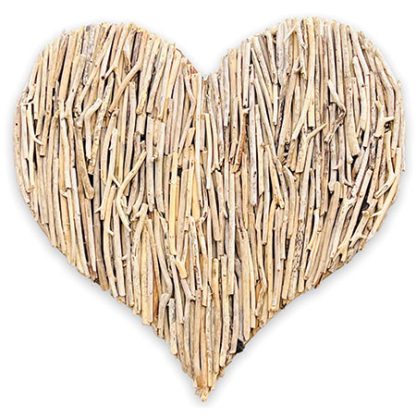 MAC - Driftwood Extra Large Wall Heart