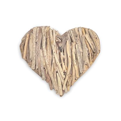 MAC - Driftwood Small Wall Heart