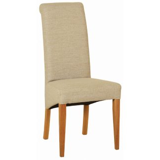 DP Newton Oak Beige Dining Chair