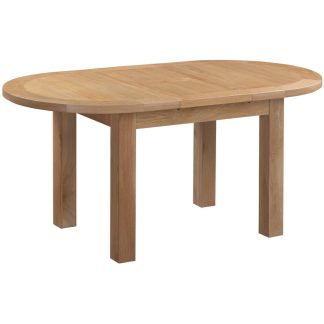 DP Newton Oak D-End Extending Dining Table