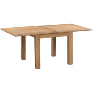 DP Newton Oak Flip Top Extending Dining Table
